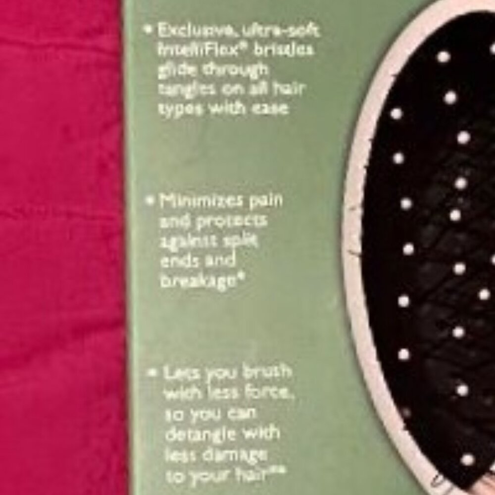 NEW WET BRUSH ORIGINAL DETANGLER ~ LIMITED EDITION ~ MODERN BOTANICAL BUTTERFLY - Picture 7 of 10